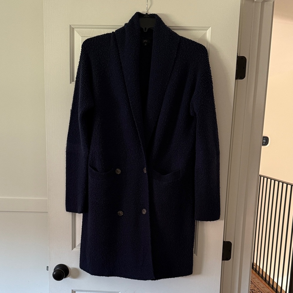 J. Crew Dark Navy Women's Blazer Coat